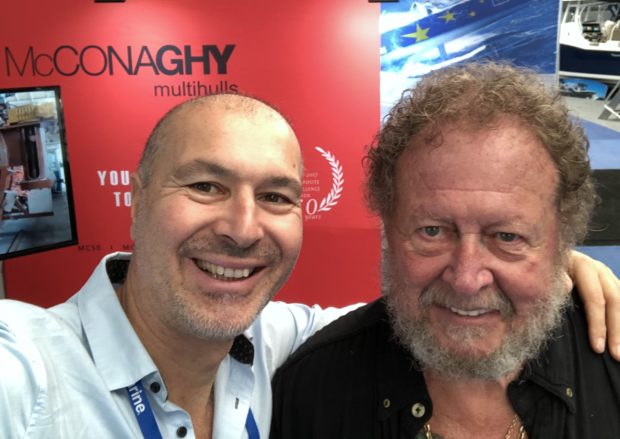 Gregor Tarjan, founder Aeroyacht with Bob Bitchin of Cruising Outpost Magazine