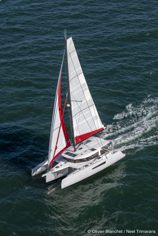47′ NEEL Trimaran – Spaceship with Volume and Pace