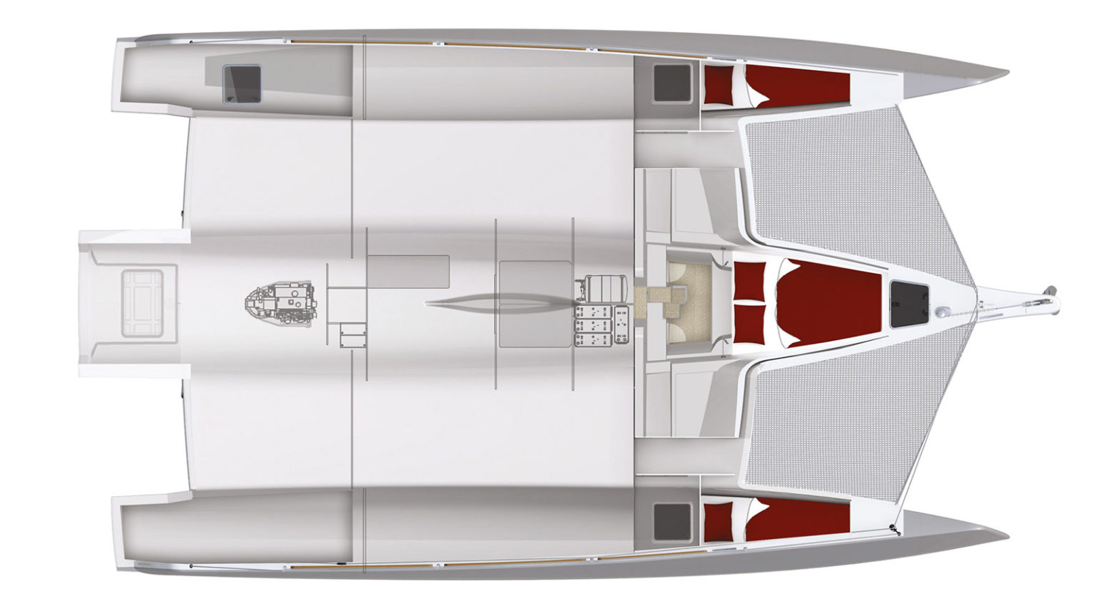 part of trimaran outer edge