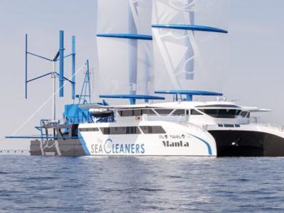 Manta - Sea Cleaner Sailing catamaran - Aeroyacht Multihull Specialists