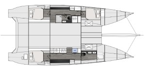 Layout McConaghy 56' Panther high performance multihull