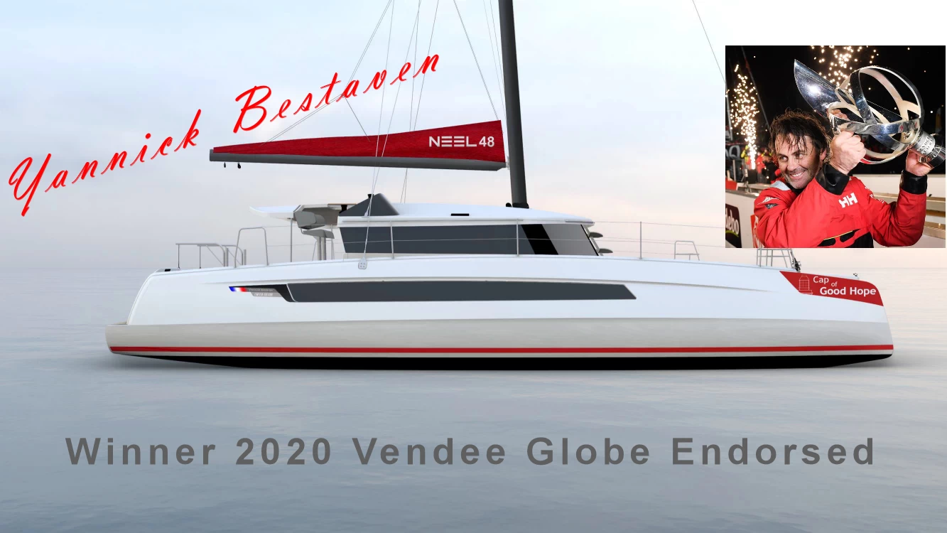 NEEL 48 multihull sailboat Edition Yannick Bestaven endorsed Winner of the 2020 Vendee Globe